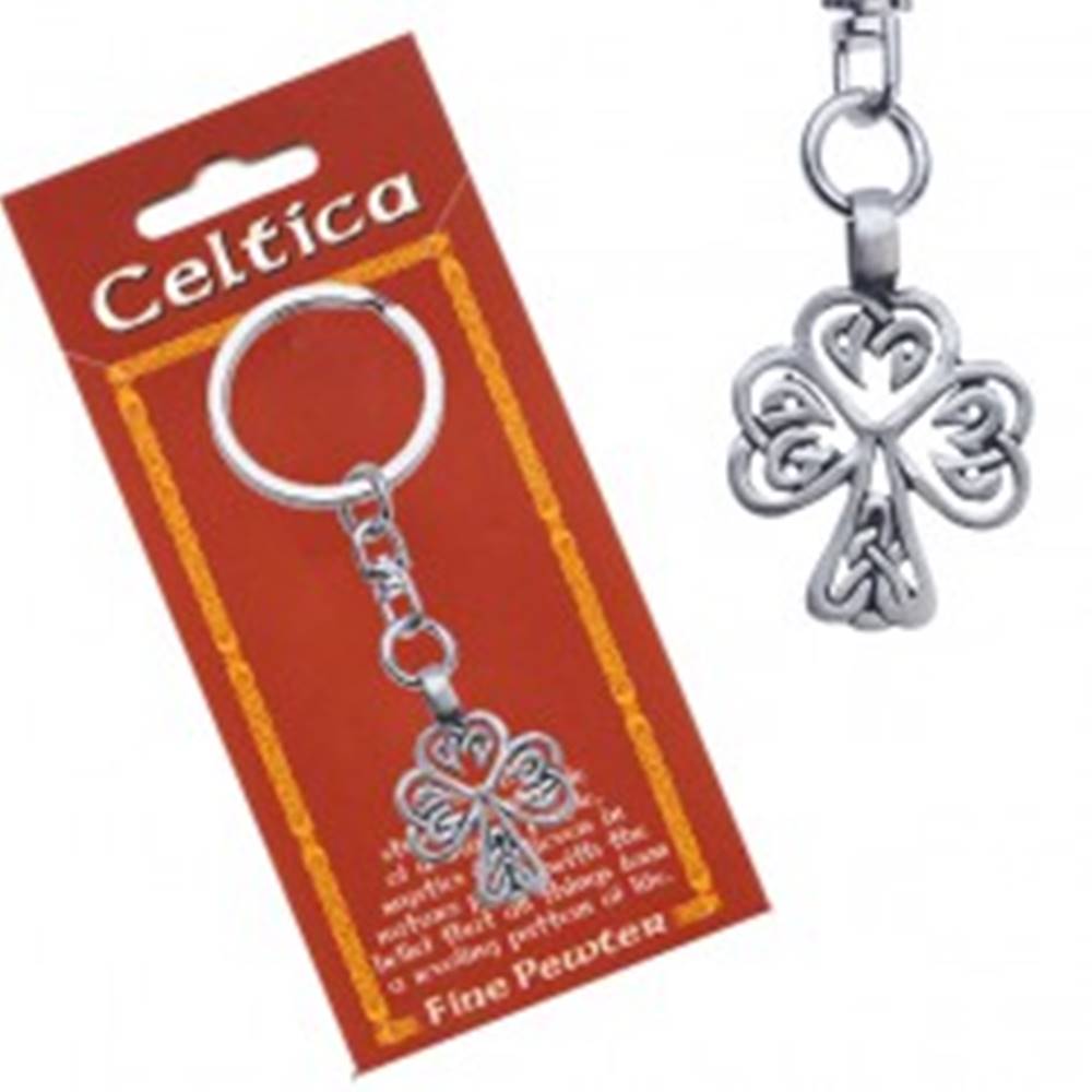 Šperky eshop Prívesok na kľúče, kovový, keltský motív stromu