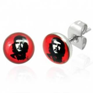Oceľové náušnice Che Guevara 7 mm
